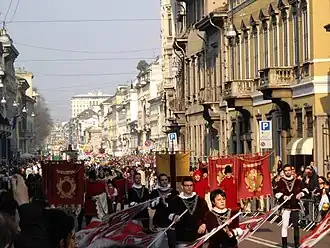 Départ du cortège historique Porta Venezia (it)