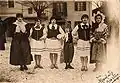 Carnaval, place du marché, Azeglio, près d'Ivrée, 1929.