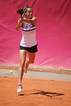 Caroline Garcia vainqueur du tournoi de Cagnes-sur-Mer 2013.