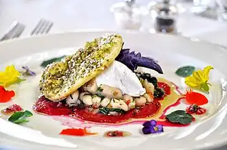 Cuisine des fleurs.