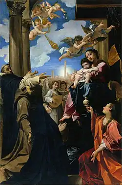 Madone Bargellini (1588)Pinacothèque nationale de Bologne.