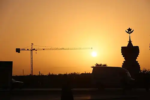 Le carrefour Madrid à Nouakchott. (Mars 2019)