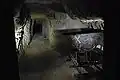 Un tunnel allant en direction d'une autre carrière, située sous le supermarché voisin.