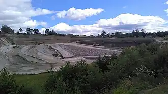 Carrière de Foufouilloux exploitée par Chemviron (partie Nord-est).