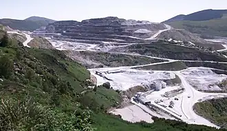 Carrière de talc de Trimouns.