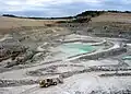 La carrière de gypse de Mazan.