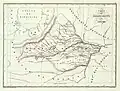 Carte du Département d'Apure, partie de la Grande Colombie.