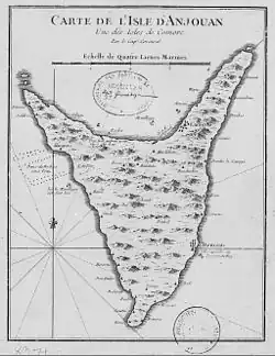 Carte française du XVIIIe&nbsp;siècle