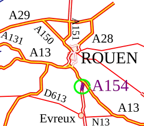 Carte de la route.