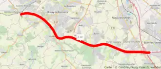 Carte de la route.
