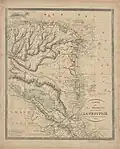 Carte de la Moskitie où se fonde la Neustrie
