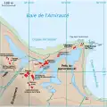 Carte de la base Arctowski.