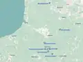 Emplacement des branches de la famille de Guillebon