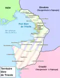 Carte des deux zones.