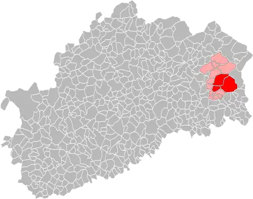 Carte des communes.
