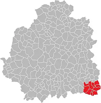 Canton de Sainte-Sévère-sur-Indre