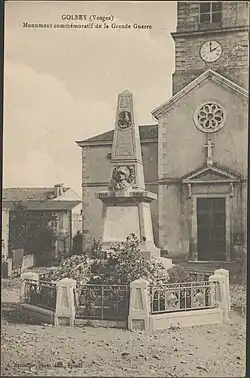 Monument commémoratif de la Grande Guerre.