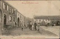 Vue historique du centre (carte postale Adolphe Weick).