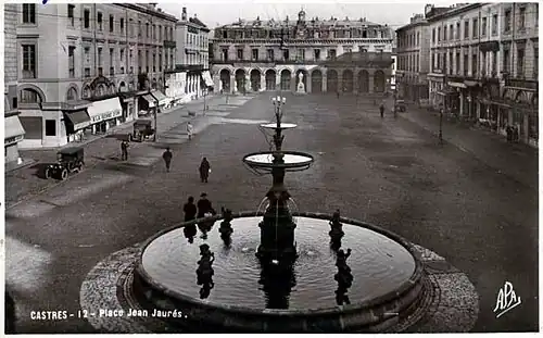La place Jean Jaurès dans la seconde moitié du XXe&nbsp;siècle