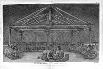 Poulaho, Roi des îles des Amis, buvant la kava