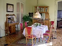 La salle à manger.