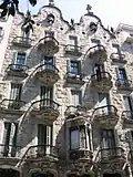 Vue de la façade.