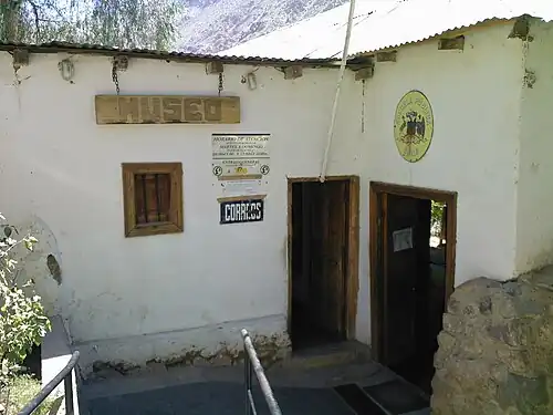 L'école rurale de Montegrande, lieu où Gabriela Mistral, Prix Nobel de littérature 1945 a vécu et étudié.