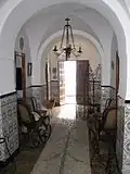 Intérieur d'une maison typique de Valle de los  Pedroches, avec le plafond voûté. (Alcaracejos, novembre 2012)