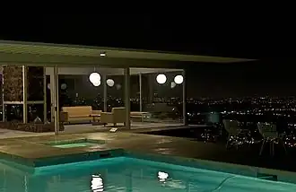 Vue panoramique de nuit