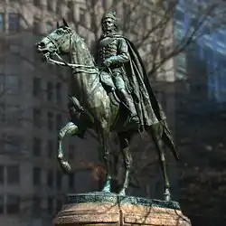 Statue sur Freedom Plaza à Washington, D.C.