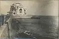 Le casino après l'occupation du port de Constanța par des marins soviétiques en 1944.