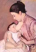 Maternité. Mary Cassatt. 1890