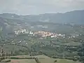 Vue générale de la ville depuis la réserve naturelle du Monte-Catillo