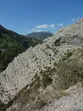 Clue de Taulanne (1&nbsp;007&nbsp;m d'altitude).