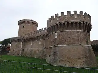 Château forteresse d'Ostie.