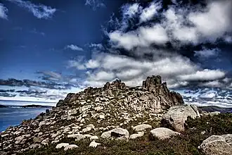Vue du mont Pindo.