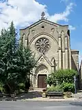 L'église Saint-Louis, façade sud et portail