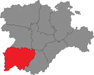 Carte de la circonscription.