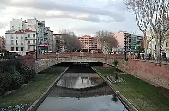 Pont Piéton du Castillet de nos jours