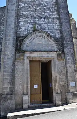 Vue du porche.