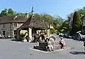 Place du marché de Castle Combe.