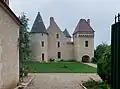 Vue du château de Beuvron.