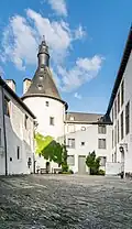 Vue de la cour intérieure.