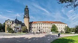 Château résidentiel de Weimar aujourd'hui