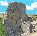Castro de Ulaca en Castille-et-León, le four et le sauna.