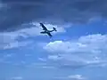 Catalina G-PBYA Au Sunderland Airshow 2007 avec des flotteurs prêts pour un atterrissage sur l'eau