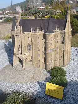 Le palais épiscopal d'Astorga.