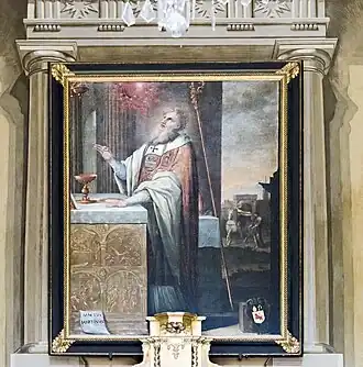 La Messe de saint Martin  par François Fayet.