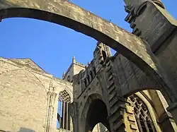 Narbonne, élévation de la nef inachevée, début XVIIIe siècle.