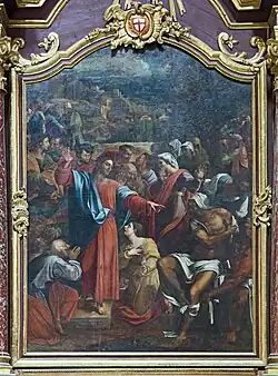 La Résurrection de Lazare par Carle van Loo.